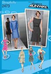 2473 RUNWAY MIDRIFF SLIM - FLARE DRESS SLVS OR NOT PATTERN 4-12